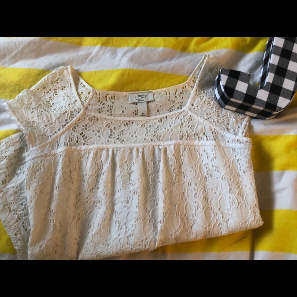 Ann Taylor Loft Lace Blouse